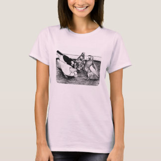 Komorner Tumbler Pigeon Quartet T-Shirt