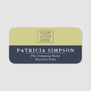 Kon Blue & Yellow Boldly Represented with Style Name Tag
