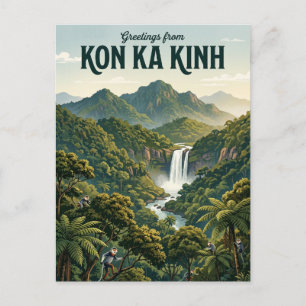 Kon Ka Kinh National Park Vietnam Postcard
