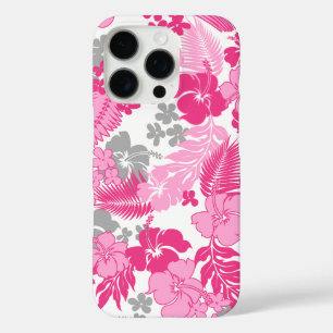 Kona Bay Hawaiian Hibiscus Pink iPhone 16 Pro Case