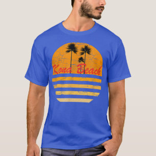 Kona Beach Hawaii Vintage Retro70s Throwback Surf  T-Shirt