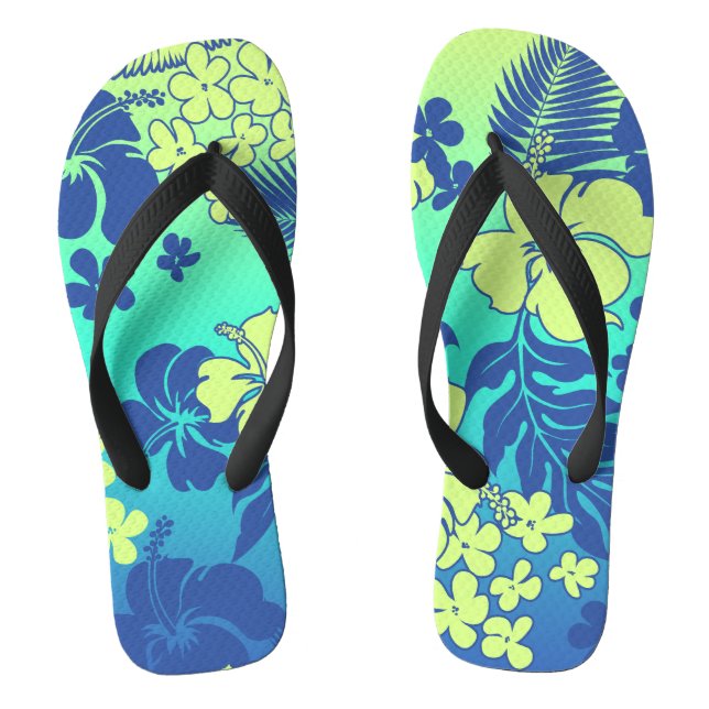 Kona Blend Hawaiian Hibiscus Blend - Turq Jandals (Footbed)