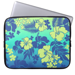 Kona Blend Hawaiian Hibiscus Neoprene Wetsuit Laptop Sleeve