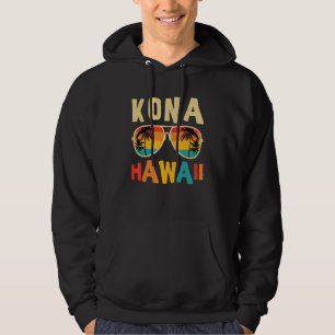 Kona Hawaii  Hawaiian Summer  Girls Boys Family Hoodie