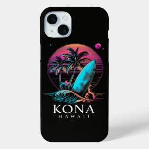 Kona Hawaii Hawaiian Surf Board Vintage iPhone 15 Mini Case
