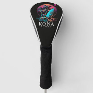 Kona Hawaii Hawaiian Surf Board Vintage Golf Head Cover