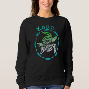 Kona Hawaii Vintage Tribal Turtle Sweatshirt