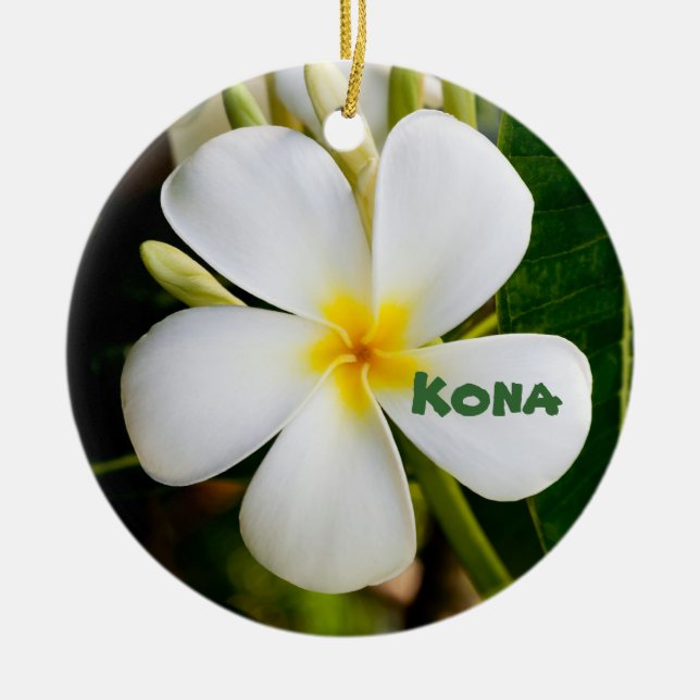 Kona Keepsake Ceramic Tree Decoration (Front)