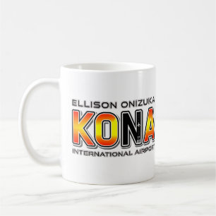 Kona KOA Airport Code Coffee Mug