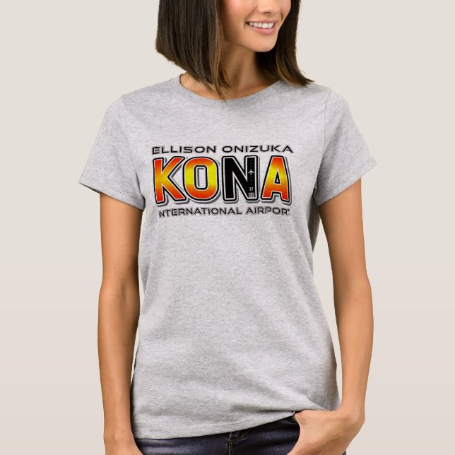 Kona KOA Airport Code Women's T-shirt (Front)