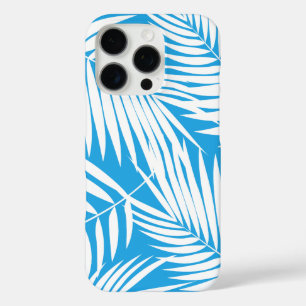 Kona Palms Hawaiian Leaf Tropical Blue iPhone 16 Pro Case