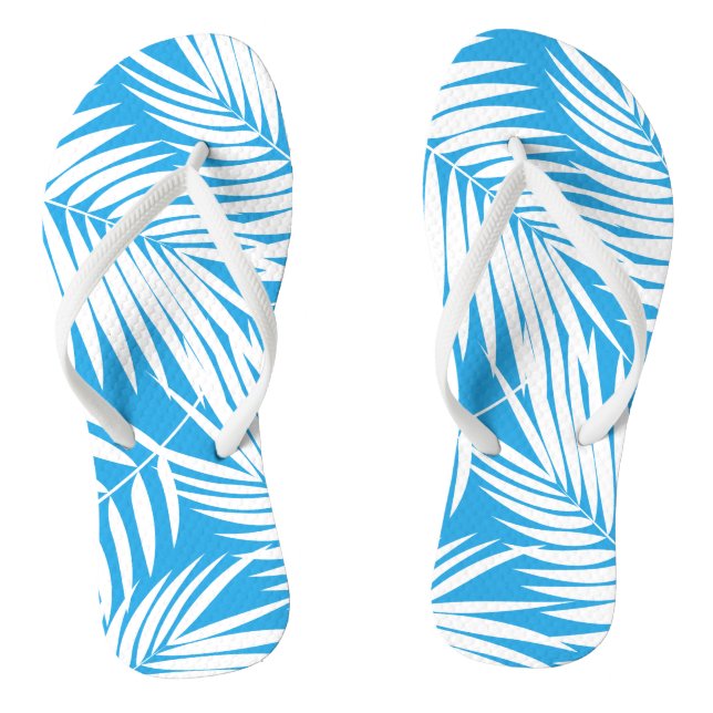 Kona Palms Hawaiian Leaf Tropical Jandals (Footbed)