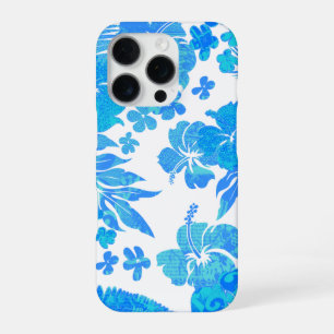 Kona Times Hibiscus Hawaiian Engineered Turq iPhone 16 Pro Case