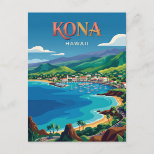 Kona USA Postcard