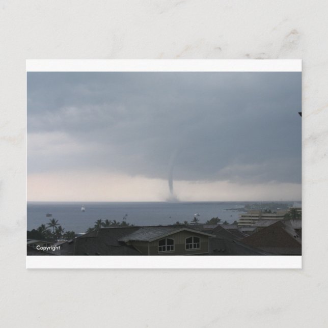 kona-waterspout-1 postcard (Front)