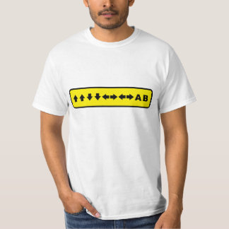 Konami Code (Yellow) T-Shirt