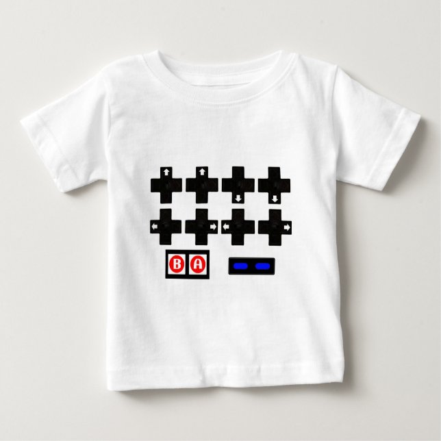 Konami Contra Code Baby T-Shirt (Front)
