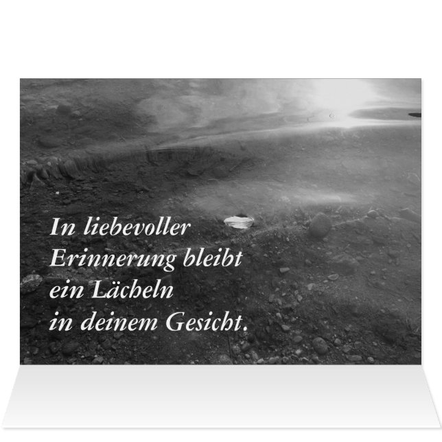 Kondolenzkarte (Inside Horizontal (Top))