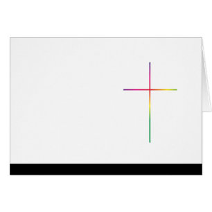 Kondolenzkarte Regenbogen