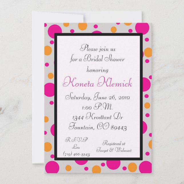 konetabrian3 copy, Please join us for a Bridal ... Invitation (Front)