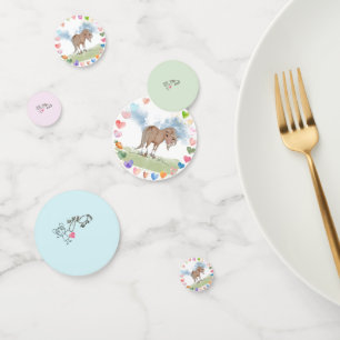 Konfetti, Pferdemotiv für Pony Party Confetti