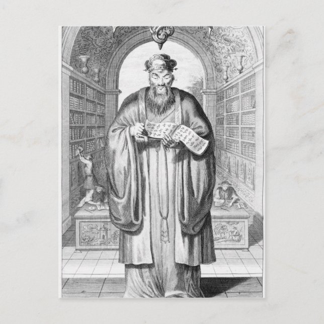 Kong-Fu-Tse, or Confucius Postcard (Front)