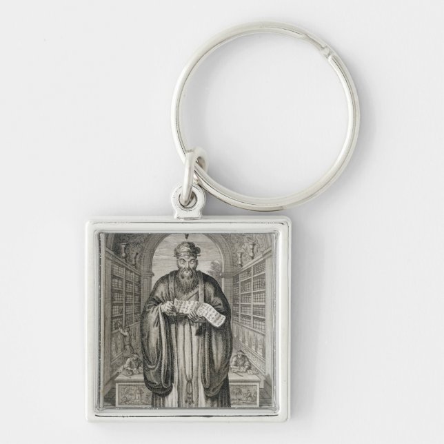 Kong-Fu-Tse, or Confucius, the Most Celebrated Phi Key Ring (Front)
