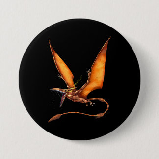 Kongamato Cryptid Creature 7.5 Cm Round Badge