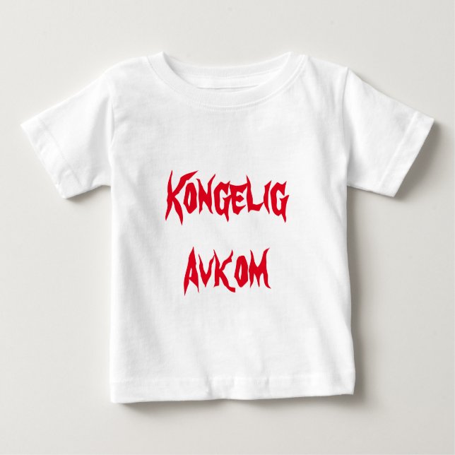 Kongelig Avkom, Royal Offspring in Norwegian Baby T-Shirt (Front)