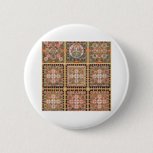 Kongokai Mandala 6 Cm Round Badge