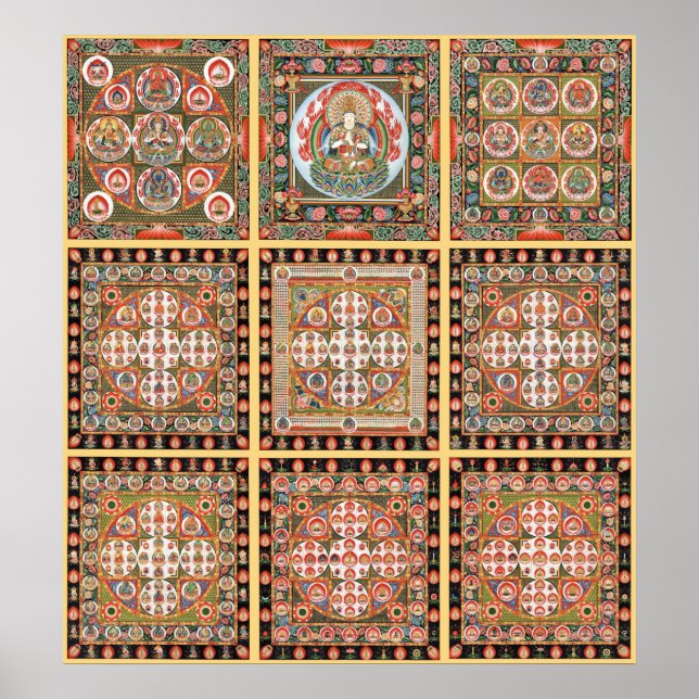 Kongokai Mandala Poster (Front)