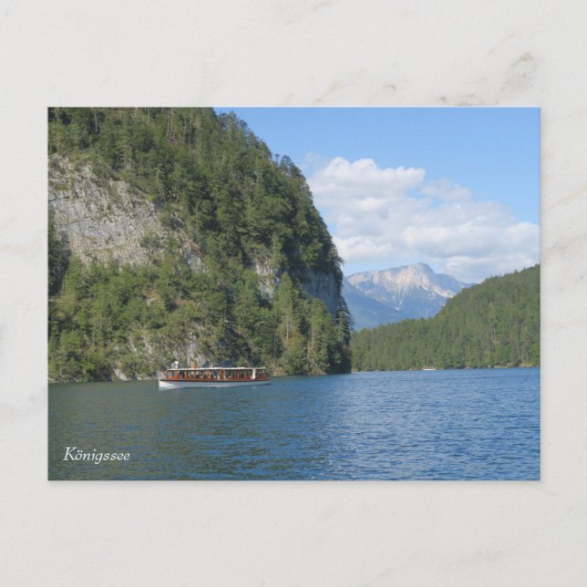 Königssee Bavarian Alps Postcard (Front)