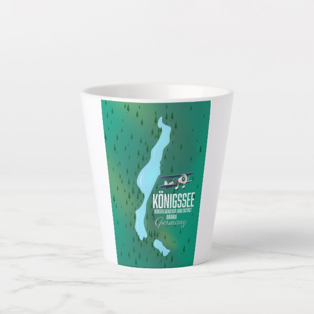 Königssee  Berchtesgadener Germany Latte Mug (Front)