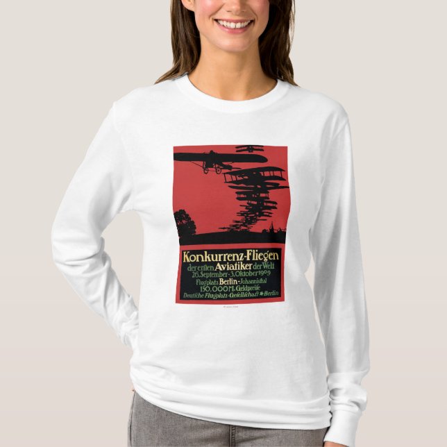 Konkurrenz-Fliegen Airfield Promotional Poster T-Shirt (Front)