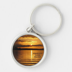 Konnevesi Sunset key chain