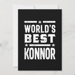 Konnor Personalised Name Birthday Invitation
