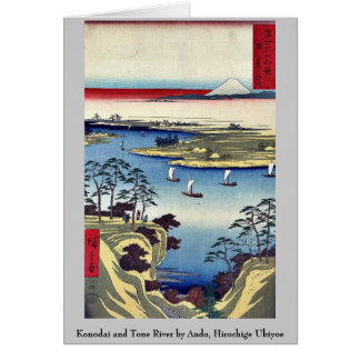 Konodai and Tone River by Ando, Hiroshige Ukiyoe