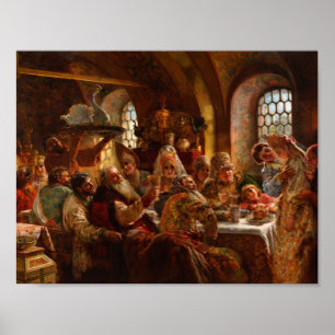 Konstantin Makovsky - A Boyar Wedding Feast Poster