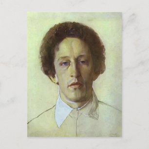 Konstantin Somov- Portrait of Aleksandr Blok Postcard