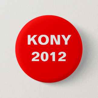 Kony 2012 6 cm round badge