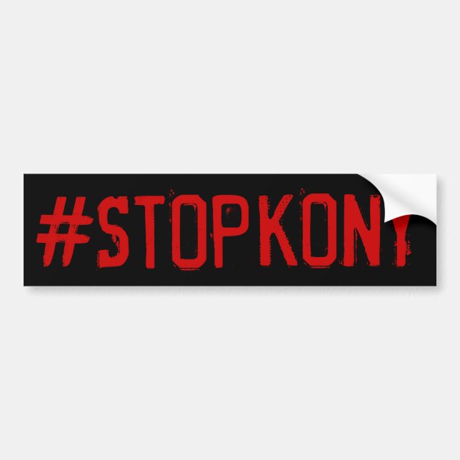 Kony 2012 bumper sticker (Front)