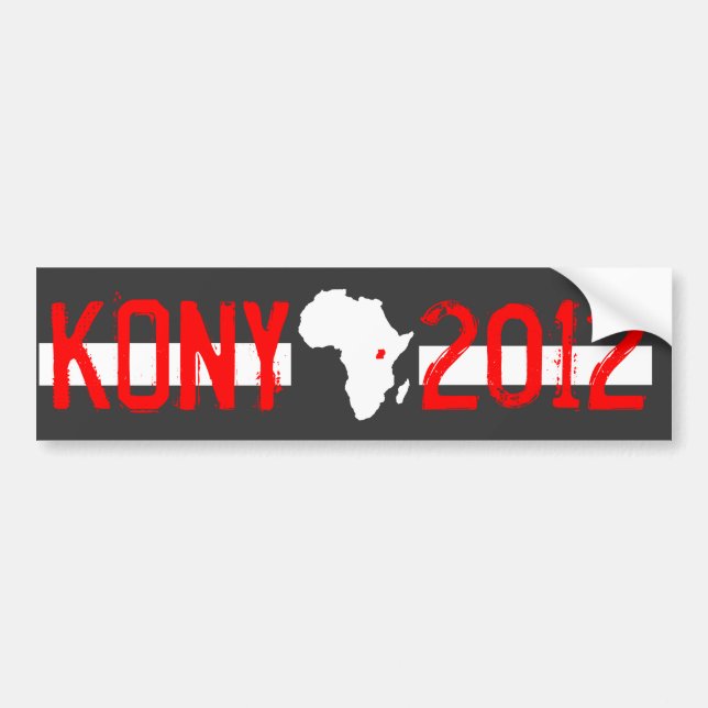 Kony 2012 bumper sticker (Front)