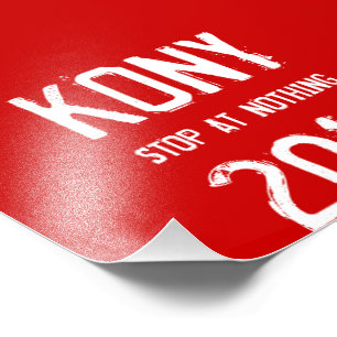Kony 2012 Flyers Photo Print