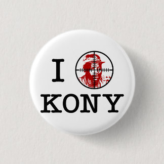 Kony 2012 Joseph Kony Target Crosshairs 3 Cm Round Badge