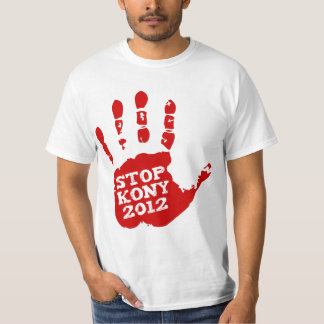 Kony 2012 Red Handprint Stop Joseph Kony T-Shirt