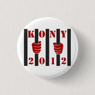Kony 2012 Stop Joseph Kony Prison 3 Cm Round Badge