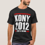 Kony 2012 T-Shirt<br><div class="desc">Kony 2012 black t-shirt</div>