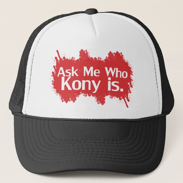 Kony 2012 trucker hat (Front)