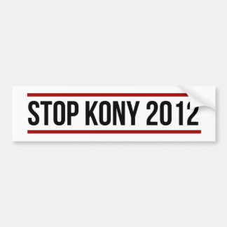Kony Bumper Sticker