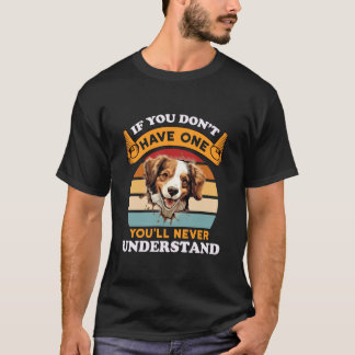 Kooikerhondje Retro Vintage Funny Dutch Decoy Dog  T-Shirt